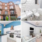A stunning two-bedroom flat has been placed on the market in Paisley as the area was yesterday named as Britain's top property hotspot.