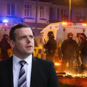 Douglas Ross condemns 'shocking scenes' in Northern Ireland amid grilling on post-Brexit trade rules
