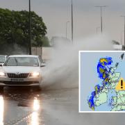 Weather warning issued as 'persistent, heavy rain' expected overnight