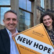 Alex Cole-Hamilton with new Scottish LibDem deputy leader Wendy Chamberlain