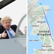 Scots-based RAF aircraft flew hundreds of miles to and from PM’s photoshoot
