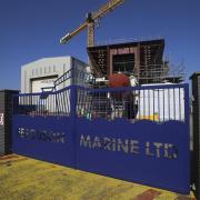 Ferguson Marine at Greenock where the two ferries are being constructedPic Gordon Terris Herald & Times