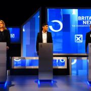 Penny Mordaunt, Rishi Sunak and Liz Truss at the Channel 4 debate