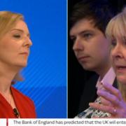 Liz Truss is challenged by an audience member over her tax cuts pla