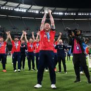England’s Ben Stokes celebrates winning the T20 World Cup final