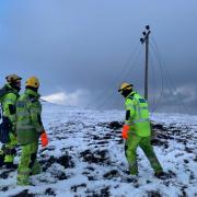 Engineers from Scottish and Southern Electricity Networks (SSEN) Distribution have been facing severe weather