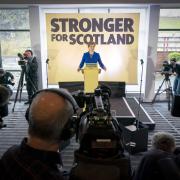 First Minister Nicola Sturgeon addresses the media following the Supreme Court's ruling in November that Holyrood cannot hold an independence referendum without the agreement of Westminster. Photo PA.