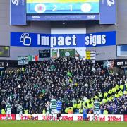 Celtic supporters at Ibrox
