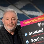 Ally McCoist was promoting Viaplay’s live and exclusive coverage of Scotland v Spain. Viaplay is available to stream from viaplay.com or via your TV provider on Sky, Virgin TV and Amazon Prime as an add-on subscription.”, in Glasgow, Scotland
