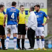 Referee Craig Napier drew the ire of Hibs manager Lee Johnson after his decision to send off Jimmy Jeggo at the weekend.