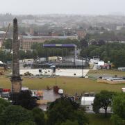 Organisers have began removing the stages from the Glasgow Green