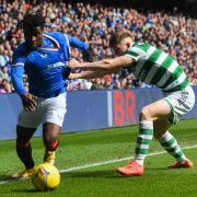 Action from a Rangers game against Celtic in the Lowland League at Ibrox last season