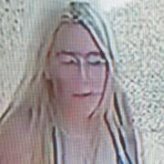 Officers believe the woman in the image can assist with their enquiries