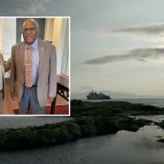 Inset:  Dr Stuart Ballantyne with Fiji PM Sitiveni Rabuka