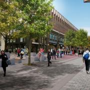 An artist's impression of how the street will look