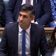 Rishi Sunak during Prime Minister's Questions