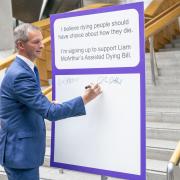 Liam McArthur promoting his Assisted Dying Bill