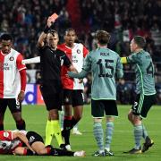 Odin Thiago Holm sees red to leave his Celtic teammates in the mire in Feyenoord.