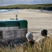 Haar sauna on St Ninian's Isle, Shetland
