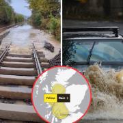 The severe flooding in Scotland has caused disruption, with road closures and railways flooded