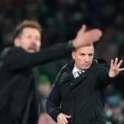 Celtic manager Brendan Rodgers has brushed off an incident with Atletico Madrid manager Diego Simeone following their clash on Wednesday night.