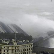 Storm Ciaran is battering the south of England and the Channel Islands