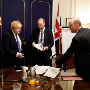 Evidence to the UK inquiry this week heard that the Prime Minister asked his chief medical officer Sir Chris Whitty (right) whether blowing a special hairdryer into a person's nose could be used to 'kill' Covid