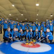 A squad of 20 women curlers from across Scotland are in Sweden