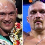 Tyson Fury (left) and Oleksandr Usyk could face each other next month (Bradley Collyer/Nick Potts/PA)
