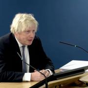 Boris Johnson at the Covid inquiry