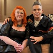 Pop idols: Michelle McManus and Robbie Williams in the documentary, Michelle McManus: All This Time