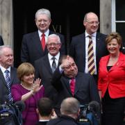 Alex Salmond and his first cabinet