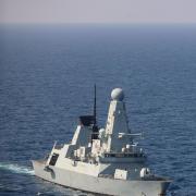 A Ministry of Defence picture of HMS Diamond, which has been taking part in Red Sea operations