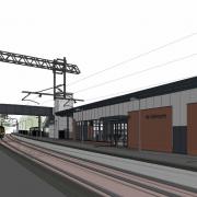 An artist's impression of the new Hairmyres station