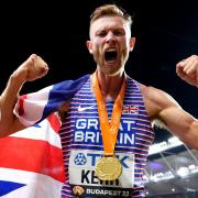 World 1,500 metres champion Kerr is targeting gold in Paris (Martin Rickett/PA)
