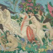 The Unicorns, by John Duncan, 1920, tempera on canvas (Dundee Art Galleries and Museums Collection/PA)