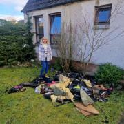 Kirsty Bailey and her three children were evacuated from their home in Kingussie following a house fire