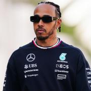 Lewis Hamilton finished fastest on the opening day in Bahrain (David Davies/PA)