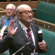 George Galloway takes his seat in the House of Commons on Monday