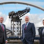 Duncan Stratford (left), managing director of CGWM UK; David Bremner, managing director of Intelligent Capital; and Graham Storrie, director of Adam & Company