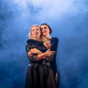 Alyth Ross as Jenny and Catriona Faint as Katherine in James V Katherine