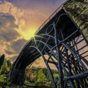 The first ever iron bridge is a symbol of the beginning of the Industrial Revolution