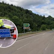 A man has been killed in Moray after a fatal two vehicle crash involving a lorry.