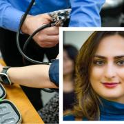 Nour Halabi (inset) said the experience of seeing a private GP was 'almost emotional' after struggling to get tests or appointments through the NHS