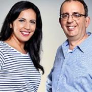 Aasmah Mir, pictured with The Rev Richard Coles, when they hosted Saturday Live on BBC Radio 4