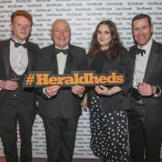 The team from University of Dundee at The Herald Higher Education Awards 2023