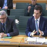 Sir Nicholas Macpherson, left, and former Chancellor George Osborne joined the SNP in raising concerns about the departure of the UK's man in Brussels.