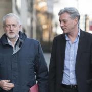 Labour Party leader Jeremy Corbyn (left) meeting newly elected Scottish Labour leader Richard Leonard ahead of the party's National Executive Committee (NEC) meeting in Glasgow. Picture: PA
