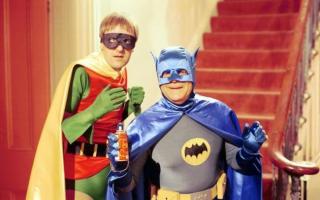 Del Boy and Rodney as Batman and Robin in the 1996 Christmas special of Only Fools and Horses