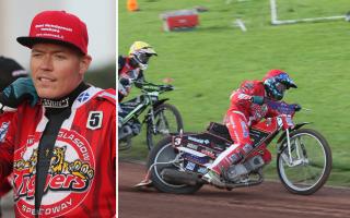 Ostergaard back in saddle for Glasgow Tigers after horror crash ended season. Photo: Ian Adam